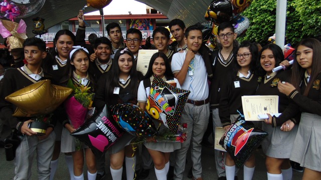 Me gradué de la secundaria