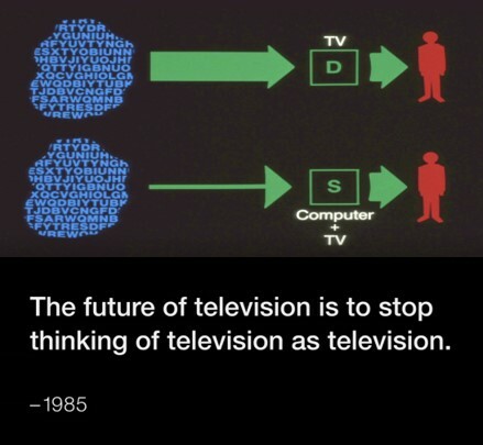 "El futuro de la televisión es dejar de pensar en la televisión como televisión"