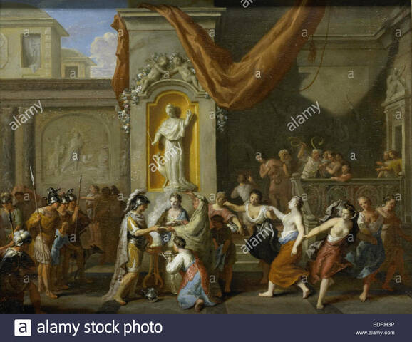 Boda con Roxana y la muerte de Clito