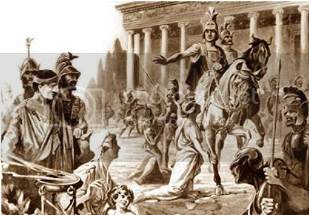 DESTRUCCIÓN DE TEBAS