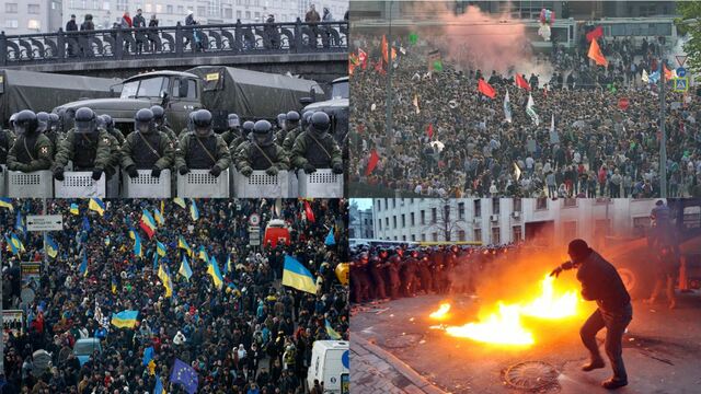 Surgen dos movimientos de protesta contra gobiernos totalitarios. El primero fue el Euromaidán, que buscó el derrocamiento del presidente pro-ruso Víktor Yanukóvich y el segundo movimiento fue “La Salida”, en Venezuela.
