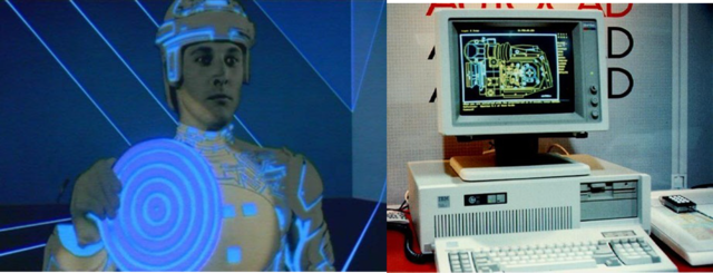 Tron primera pelicula hecha con el uso extensivo de graficos en 3D