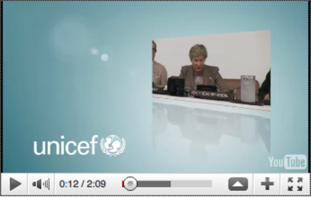UNICEF Executive Board focus on vulnerable children in Europe