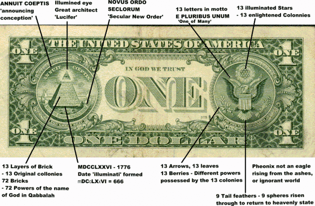 change in the dollar bills