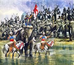 Alejandro llega con sus tropas a Pattala en el delta del Indo