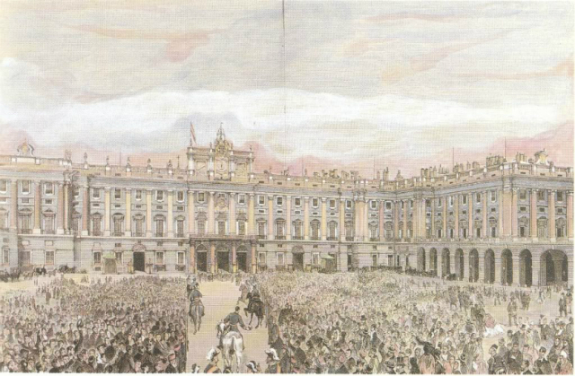Alfonso XII entra en Madrid