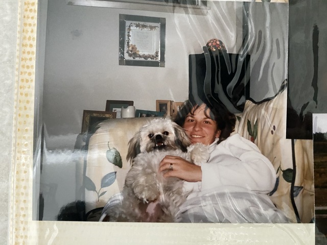 Got their first dog Timmie