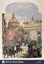 Alfonso XII entra en Madrid