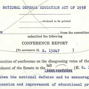 National Defense Education Act of 1958