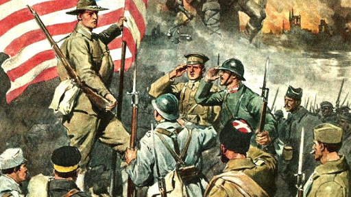 gli Stati Uniti entrano in guerra