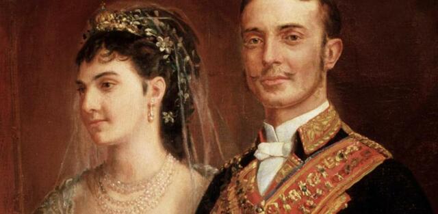 Alfonso XII se casa con María de las Mercedes de Orleans, que fallece meses más tarde.