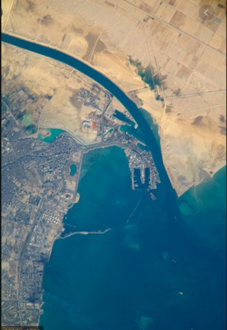 Suez Canal opens