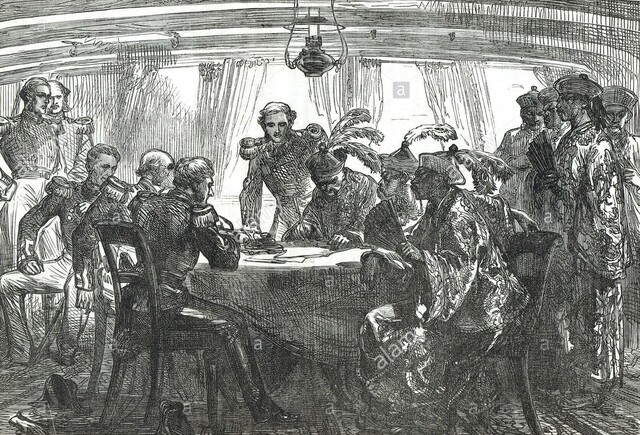 The Treaty of Nanjing is Signed