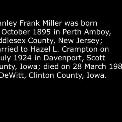Timeline: Did Stanley Frank Miller Change His Name?