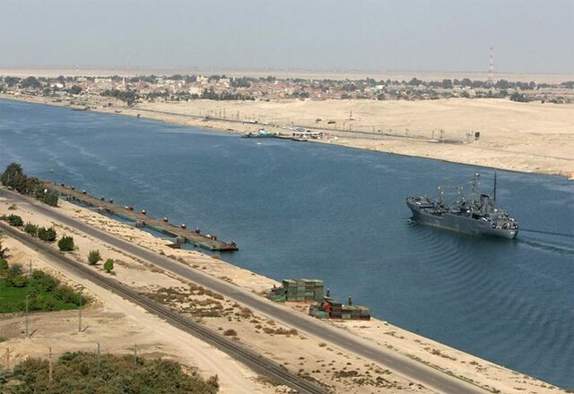 Suez Canal built