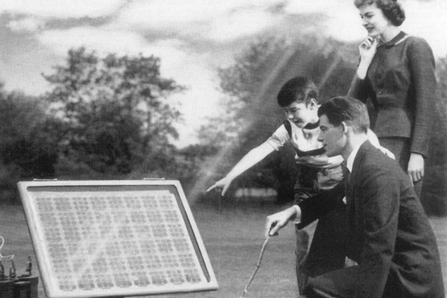 La invención de la tecnología de la celda de energía solar