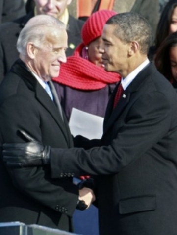 Barack Obama and Joe Biden