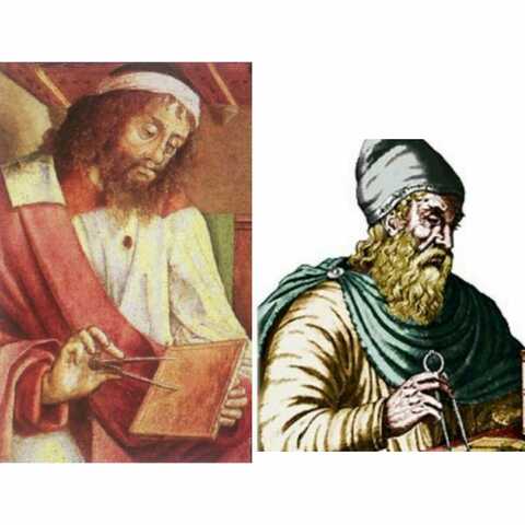 Aportes de Euclides y Arquímedes siglos IV y III  a. C