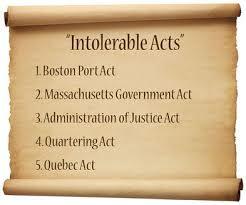 Intolerable Acts