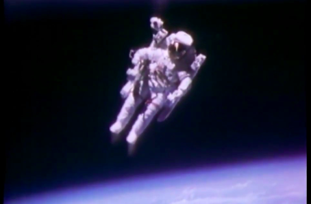 The First Free Fly in Space