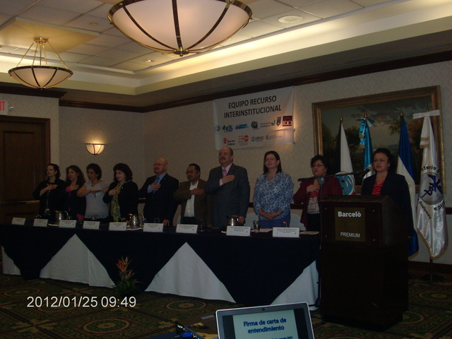 Public signing of the MOU  and official recognition of the Resource Team
