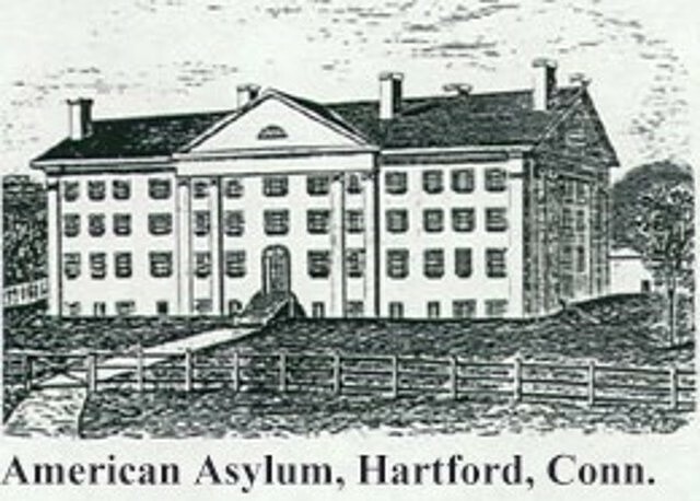 Hartford Asylum for the Education and Instruction of the Deaf and Dumb established