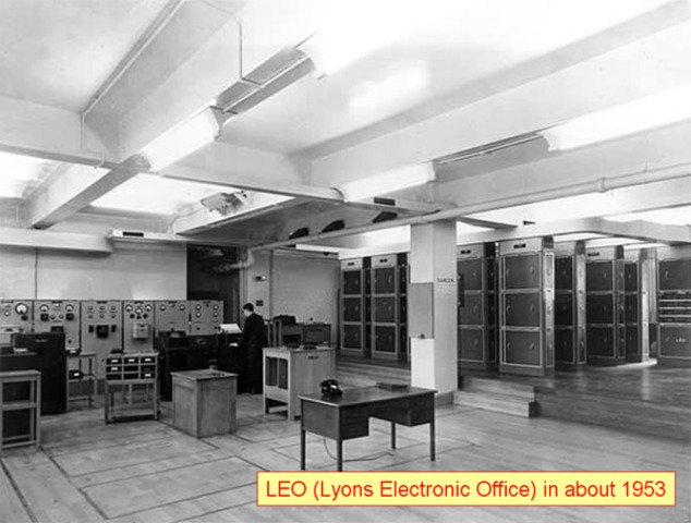 T. Raymond Thompson and  John Simmons develop the first business computer, the Lyons Electronic Office (LEO) at Lyons Co.