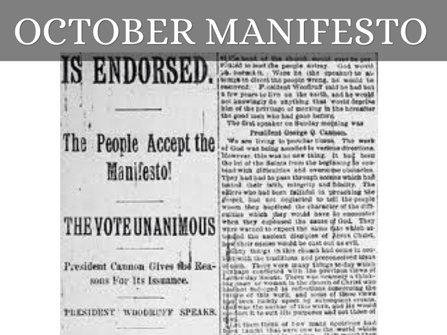 October Manifesto
