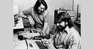 Steve Wozniak and Steve Jobs