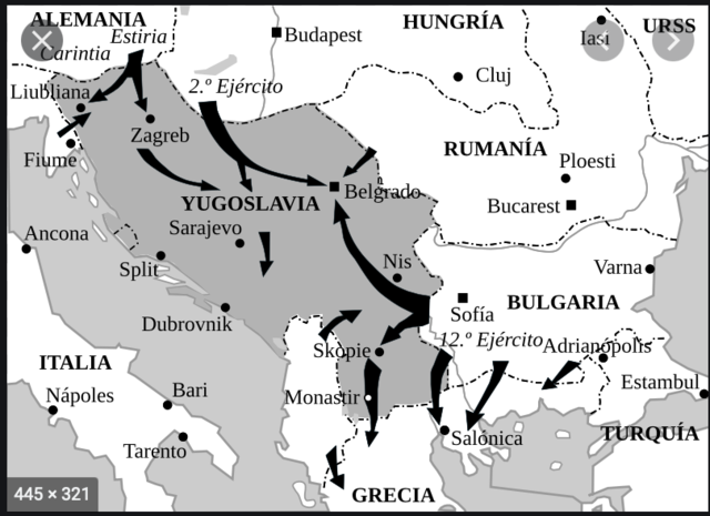 Atacs a Somàlia, Iugoslàvia i Grècia
