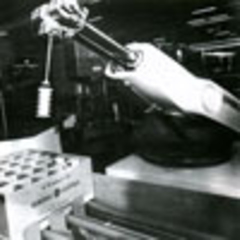 General Motors puts the first industrial robot, Unimate, to work in a New Jersey factory.