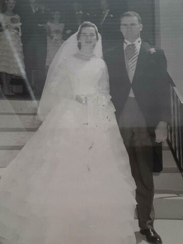 Grandma and Grandpa's wedding day