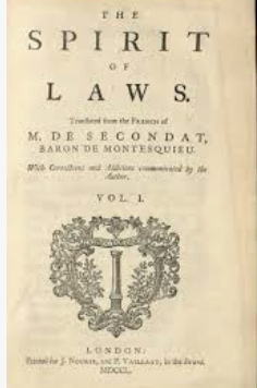 Publication of The Spirit of Laws
