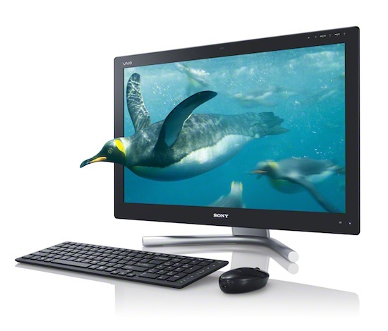 Sale la computadora con imágenes 3D