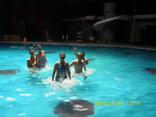 With you parents to Hot Springs