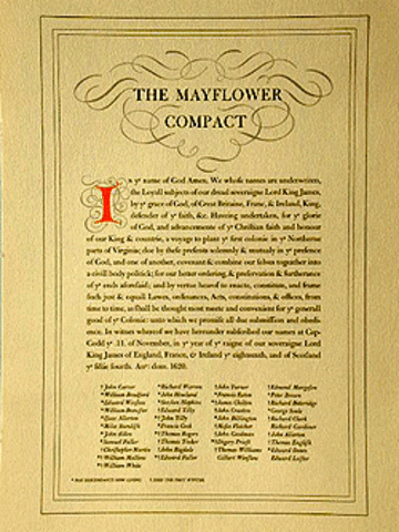 Mayflower Compact Signed