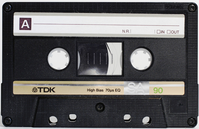 Audio tape is developed
