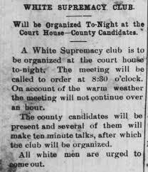 White Supremacy Club