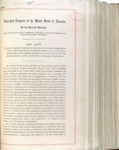 Smith-Lever Act of 1914