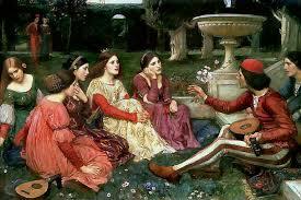 S.XIV. El Decamerón de Bocaccio. Italia.