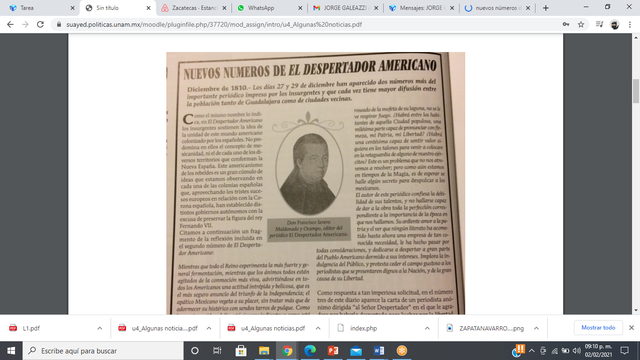 Nuevos números de el despertador americano