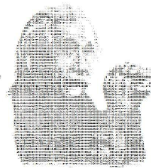 Primeras imágenes producidas utilizando caracteres