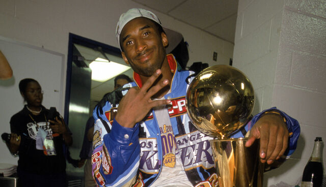 First ring and 'threepeat' with the Lakers