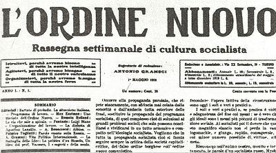 Esce a Torino la rivista "L'Ordine Nuovo" fondata da Antonio Gramsci, Palmiro Togliatti e Angelo Tasca