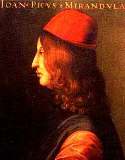 Pic de la Mirandole, un humaniste italien, arrive avec des conclusions philosophiques