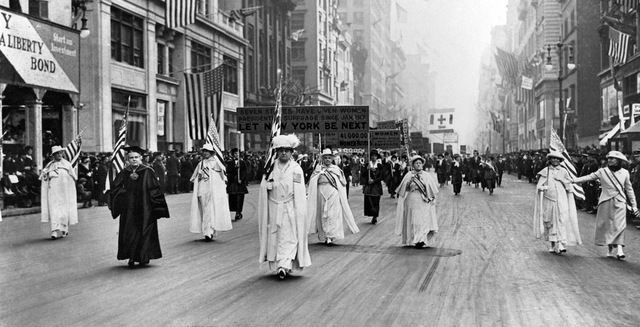 Women’s suffrage parade