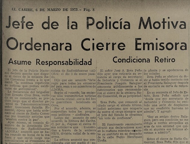 Suspensión de Emisora