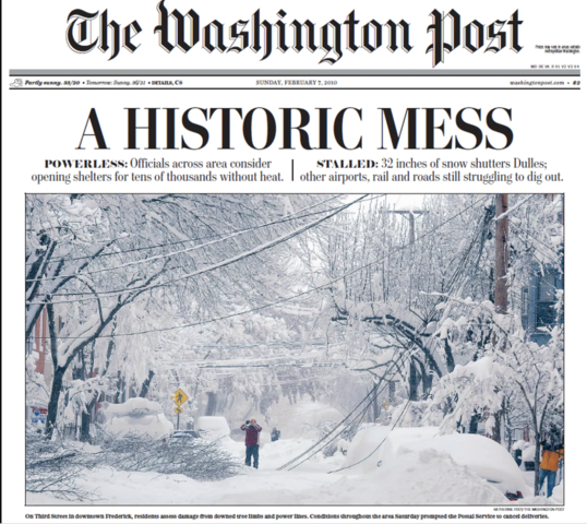 Snowmaggedon of 2010