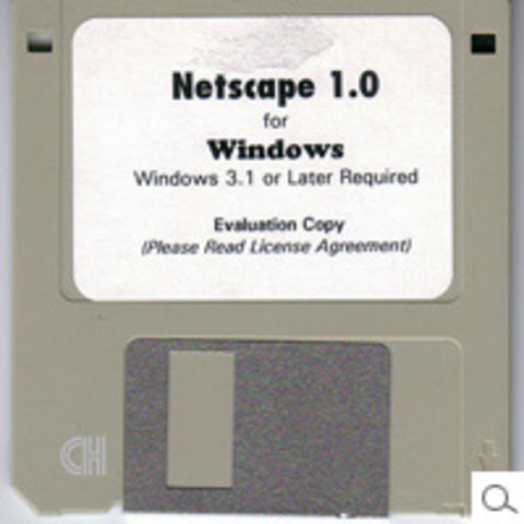 early netscape diskette