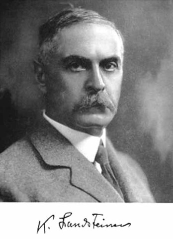 Karl Landsteiner identified human blood groups